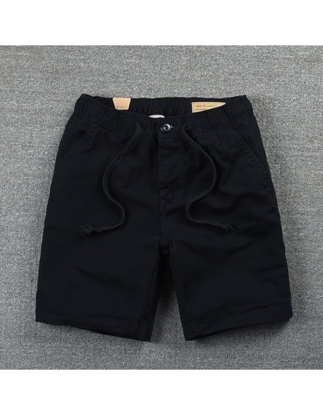 100% Cotton Loose-Fit Straight-Cut Casual Shorts