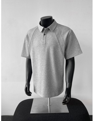 Heavyweight Air-Layer Regular-Shoulder Short-Sleeve Top