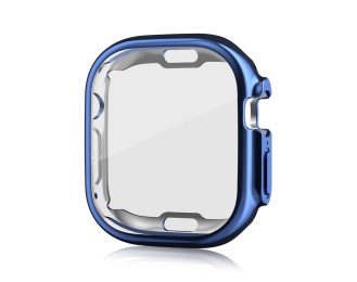 Suitable for Apple Watch Case PC Full Package One Piece Case Apple Watch 9 Protective Case iWatch Tempered Glass Film