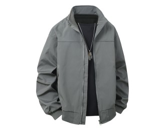 Fashionable Minimalist Stand-Collar Versatile Jacket