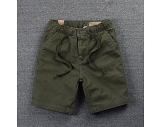 100% Cotton Loose-Fit Straight-Cut Casual Shorts