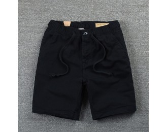 100% Cotton Loose-Fit Straight-Cut Casual Shorts