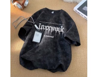 Baida Casual Loose-Fit Breathable Short-Sleeve Top