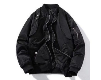 Loose & Versatile Thickened Cotton-Padded Bomber Jacket