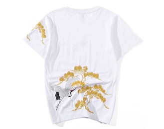 100% Cotton Casual Loose-Fit Plus-Size Short-Sleeve Top